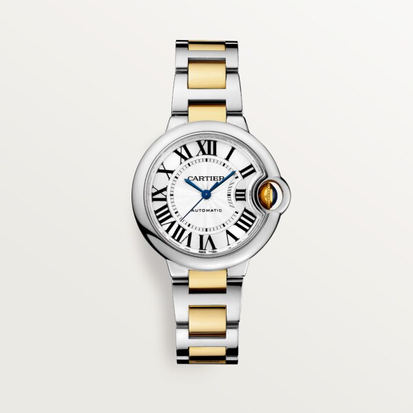 white gold cartier watch women